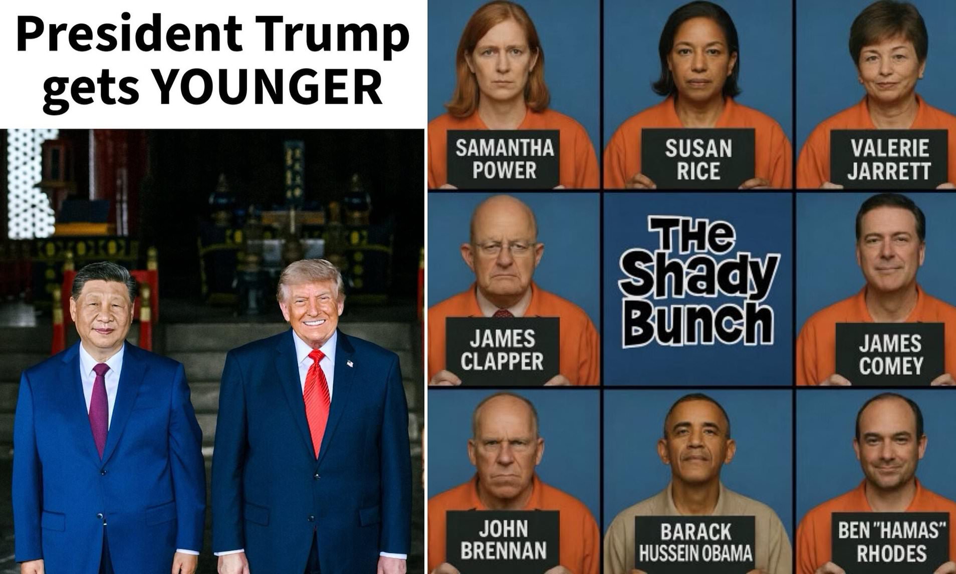Trump goes on AI spree mocking 'Shady Bunch' while boasting that he's ...