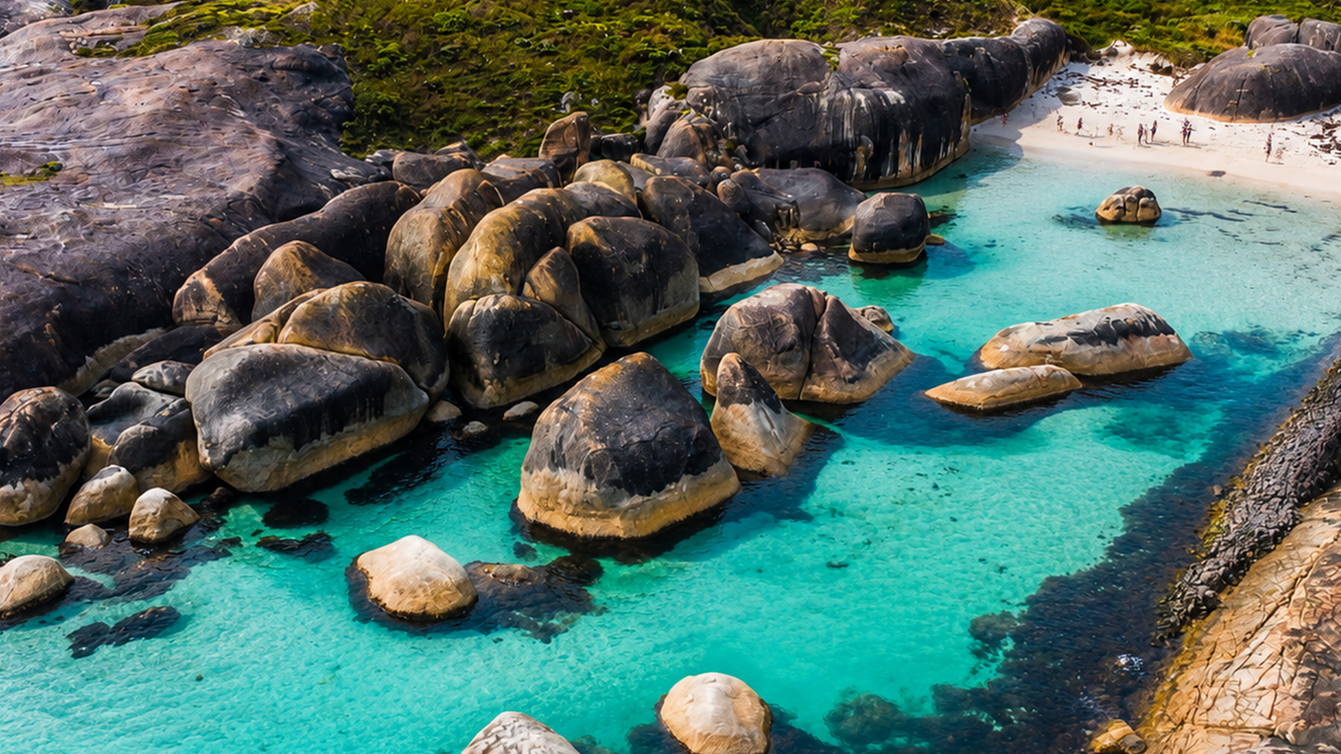 Why are Elephant Rocks so famous in Australia?