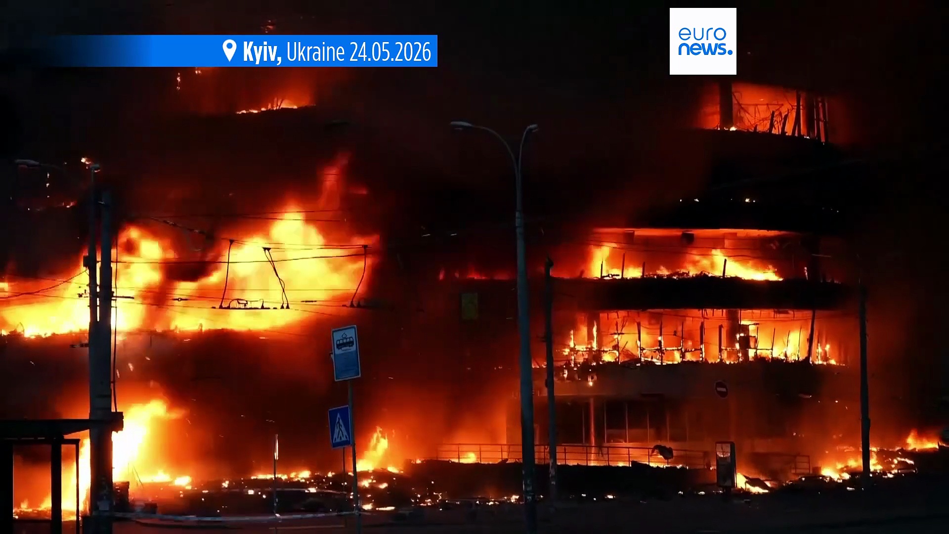 At least four killed after massive Russian drone and missile attack on Kyiv