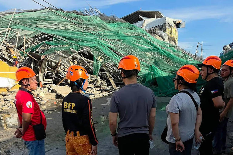 Rescuers search for 20 missing after Philippine building collapse