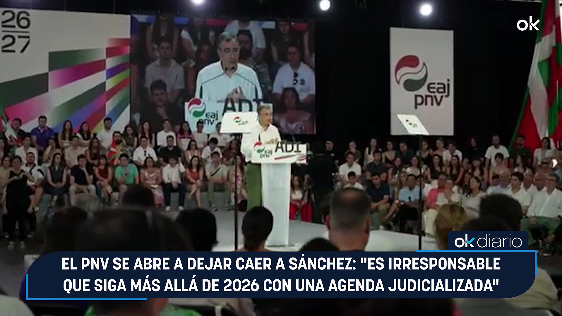 El PNV se abre a dejar caer a Sánchez: «Es irresponsable que siga más ...