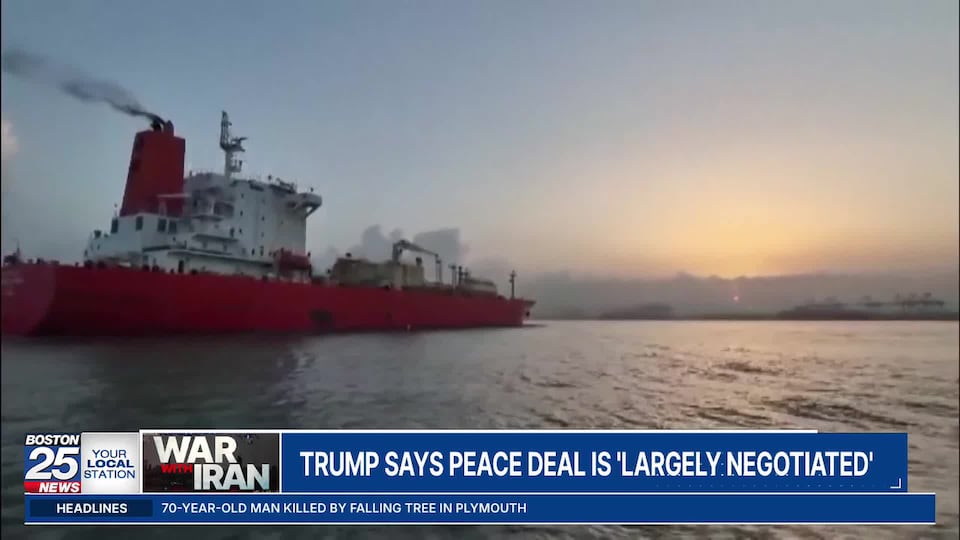 Trump says deal with Iran, opening Strait of Hormuz 'largely negotiated'