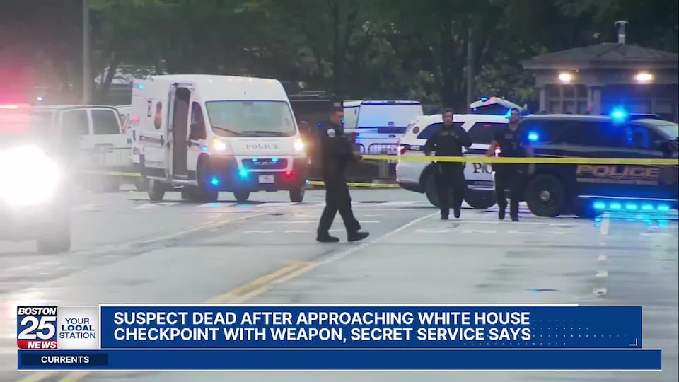 Suspect dead after approaching White House checkpoint with weapon ...