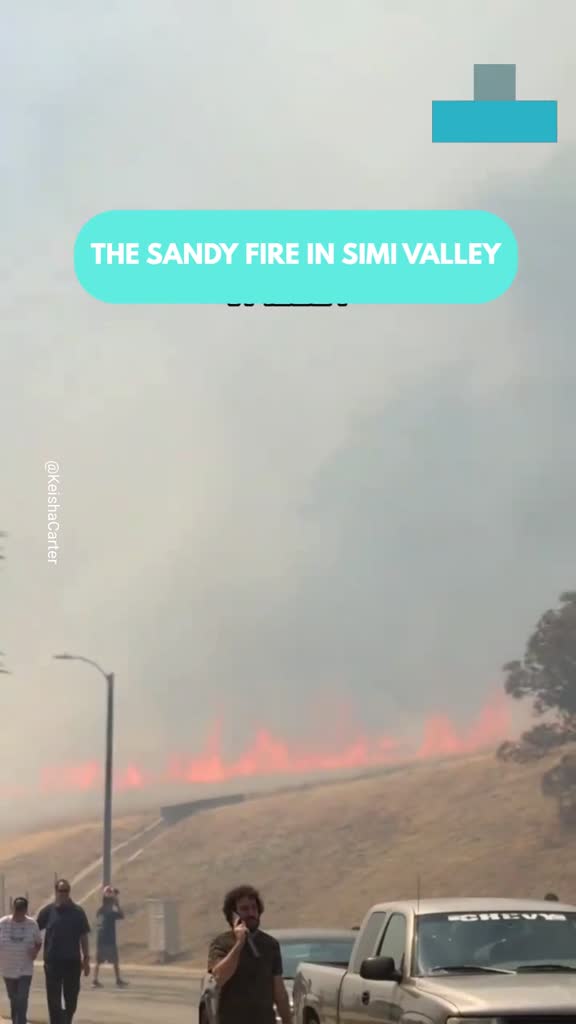 Sandy fire explodes across California