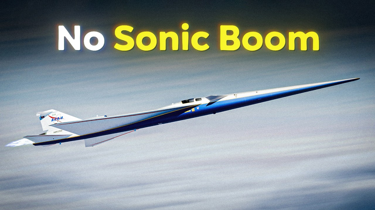 I reveal NASA's silent supersonic jet ️