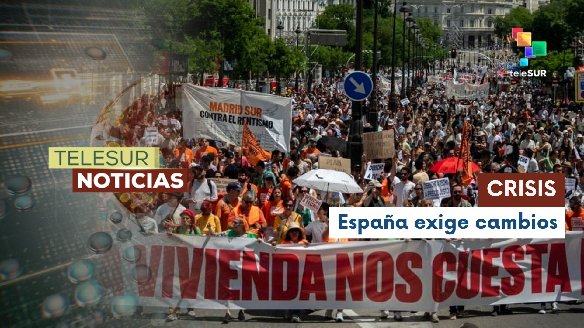 España vive protestas contra aumento de alquileres