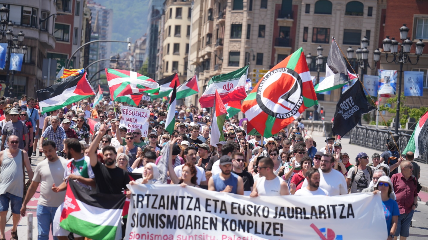 Israel utiliza las cargas de la Ertzaintza en Bilbao para acusar a ...
