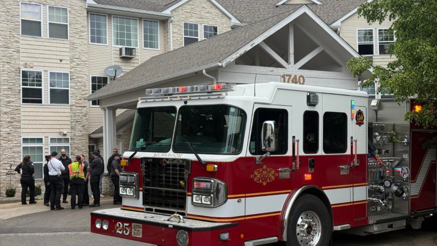 Crews spend hours fighting insulation fire at Muskegon senior living home