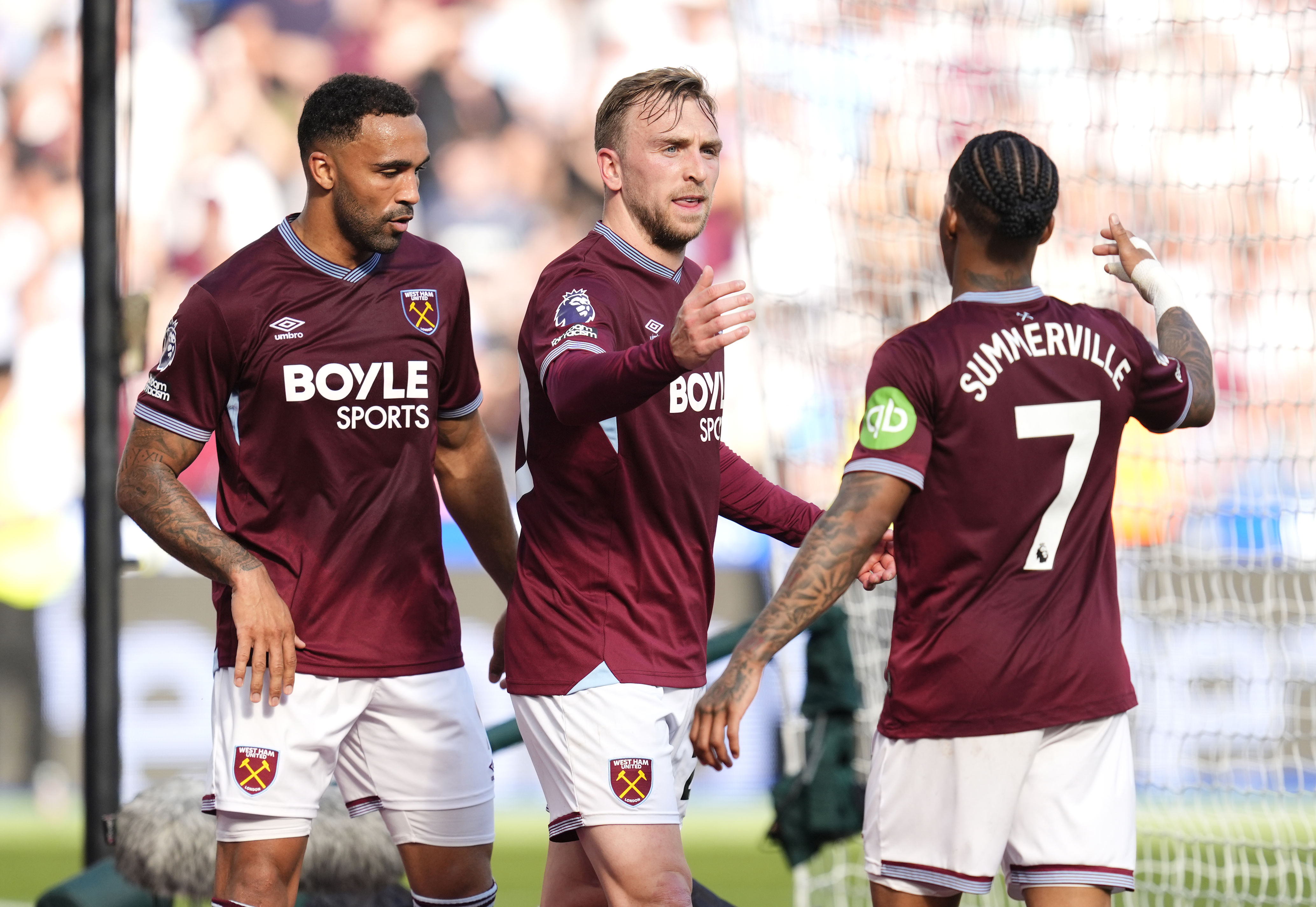 Jarrod Bowen was among the scorers as West Ham won on final day (PA)