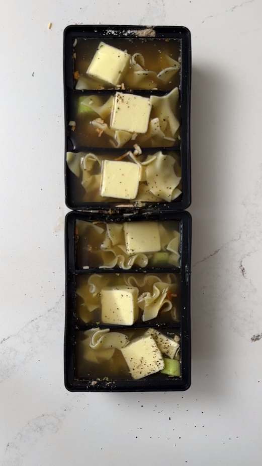 Turn simple ingredients into convenient chicken soup cubes