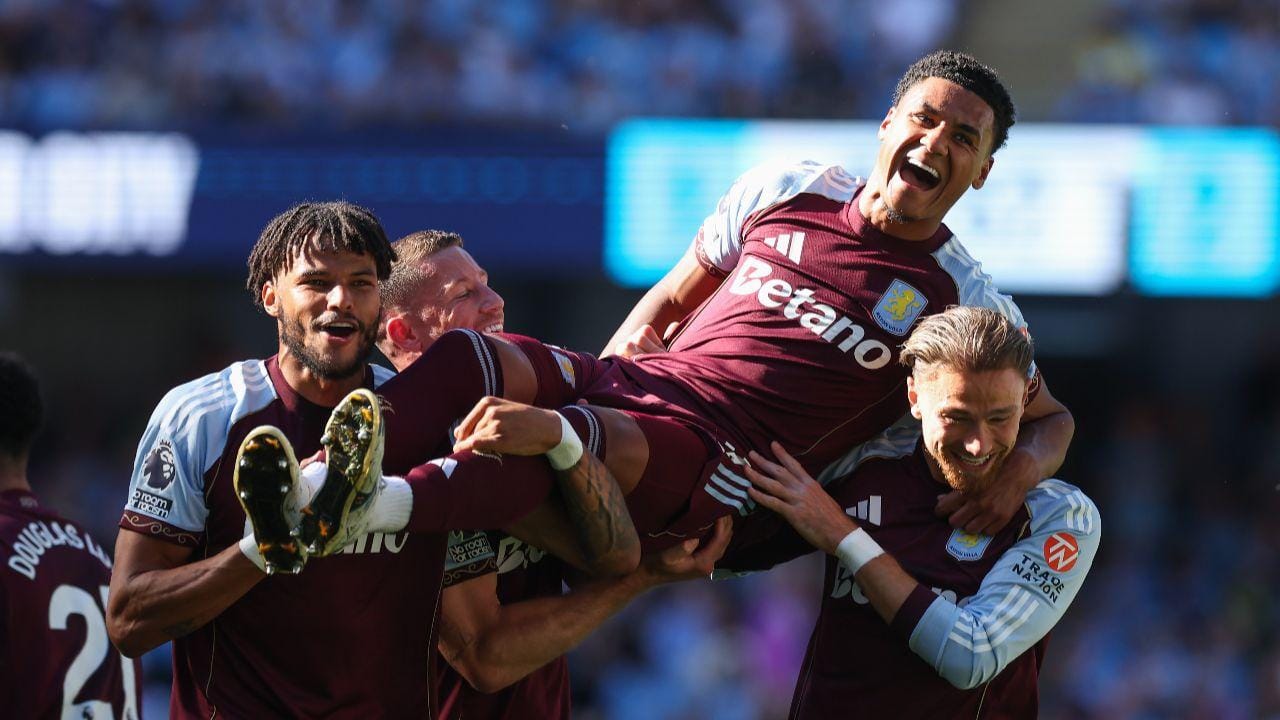 Sporting pode celebrar: Aston Villa vence Man City e assegura quarto lugar
