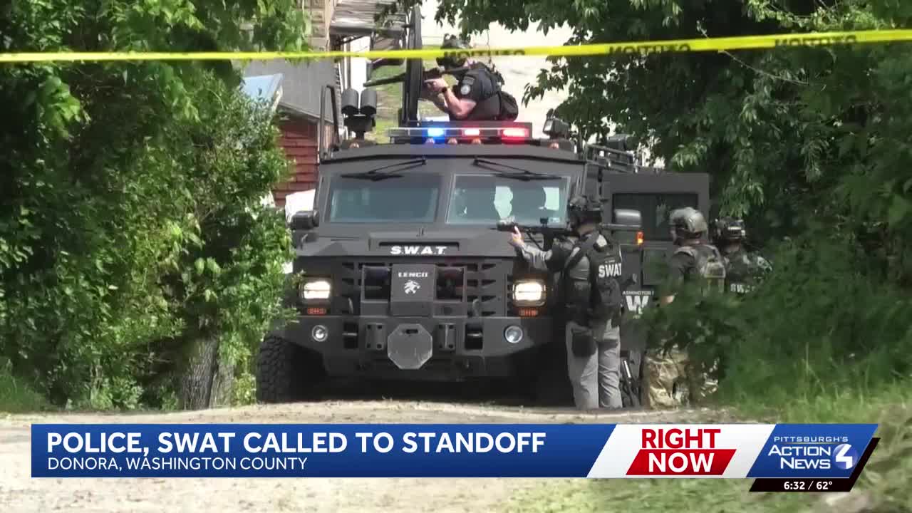 Dispatch: Man barricades himself inside home in Donora, police active ...