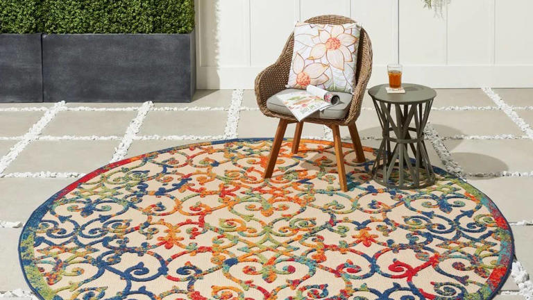 Costco's veranda rug brightens outdoor spaces with boho style
