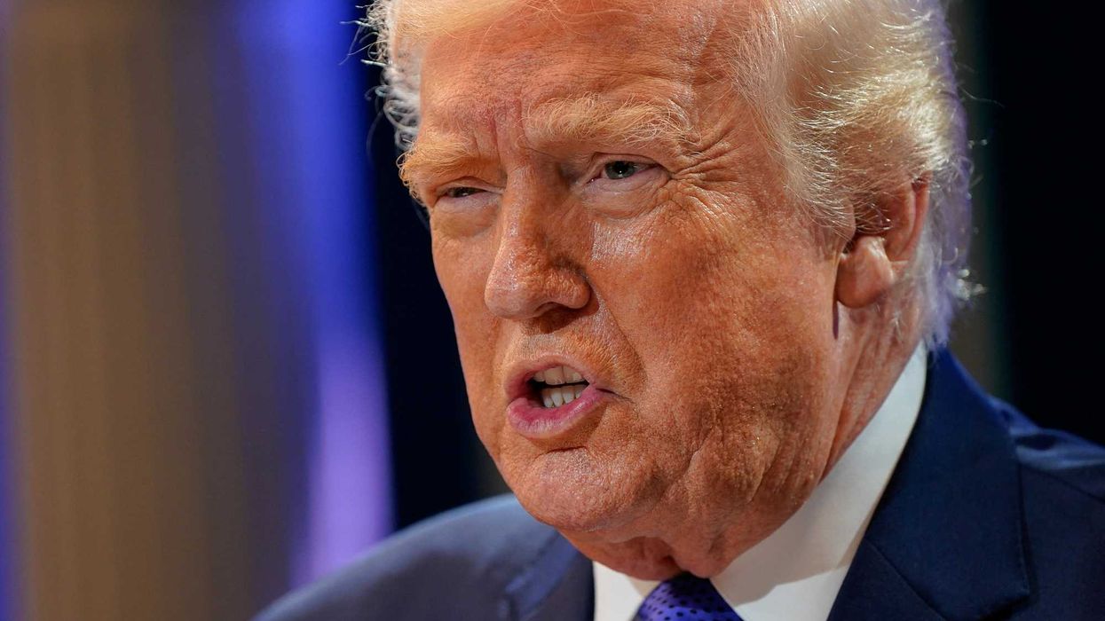 President Donald Trump speaks during a press briefing at the White House, following the Supreme Court's ruling that Trump had exceeded his authority when he imposed tariffs, in Washington, D.C. on Jan. 20, 2026. REUTERS/Elizabeth Frantz