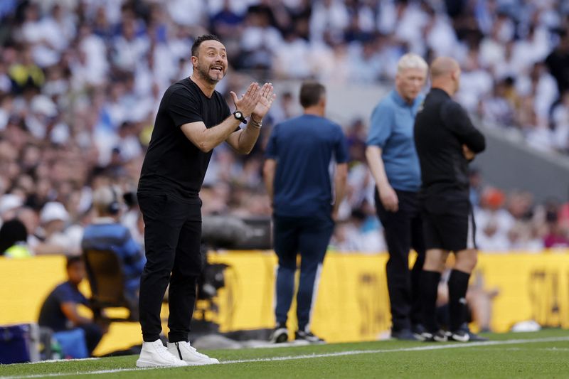 Soccer-Spurs stay up after De Zerbi arrives in the nick of time