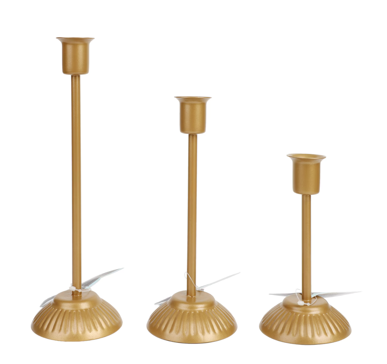 Luminescence Gold Candle Holder