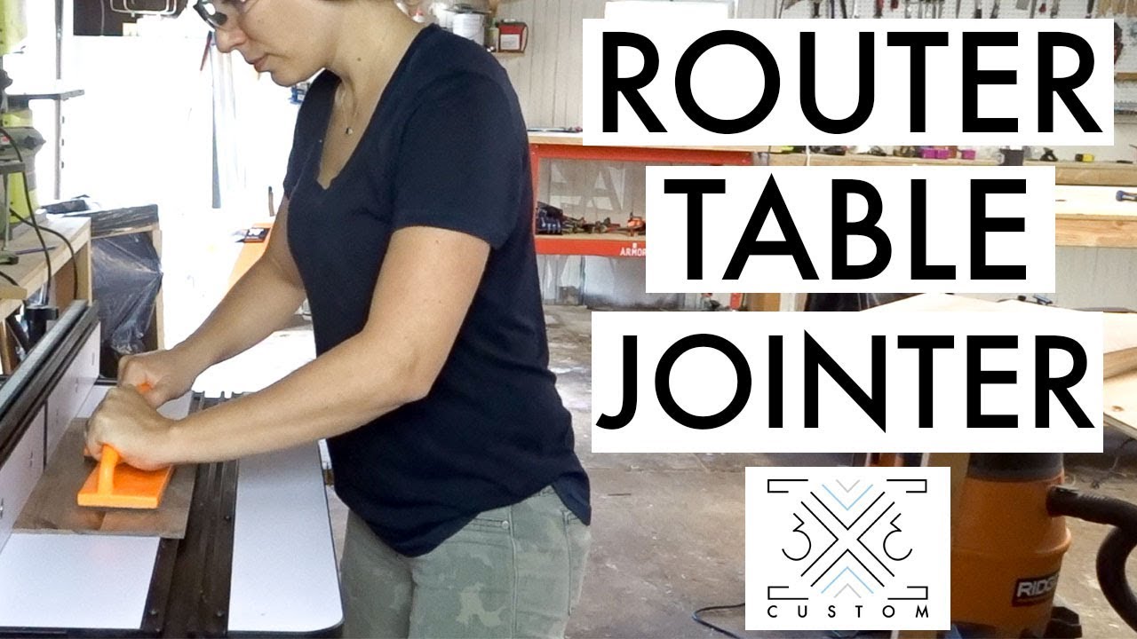How to use a router table as a jointer