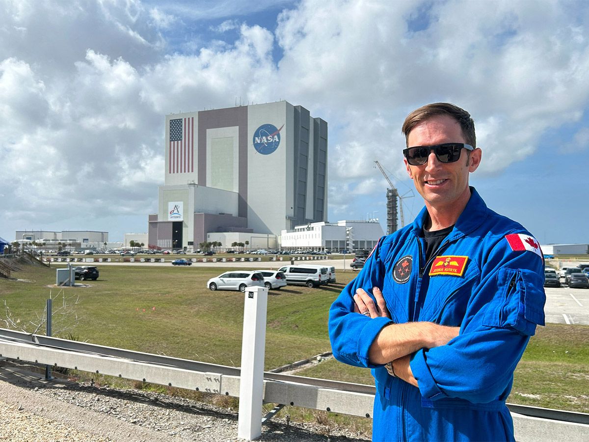 Canadian astronaut Joshua Kutryk touches down in Calgary ahead of ...