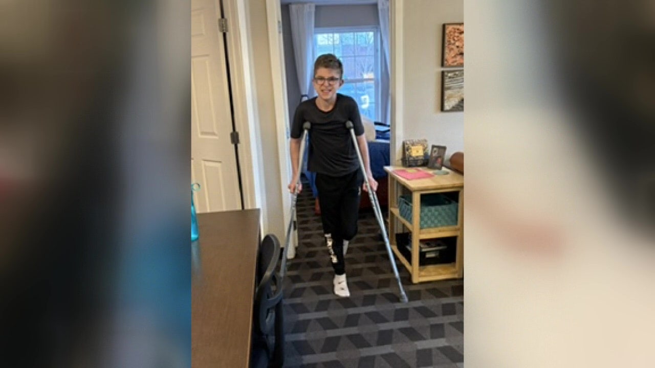 Teen aims to walk into high school after life-changing surgery