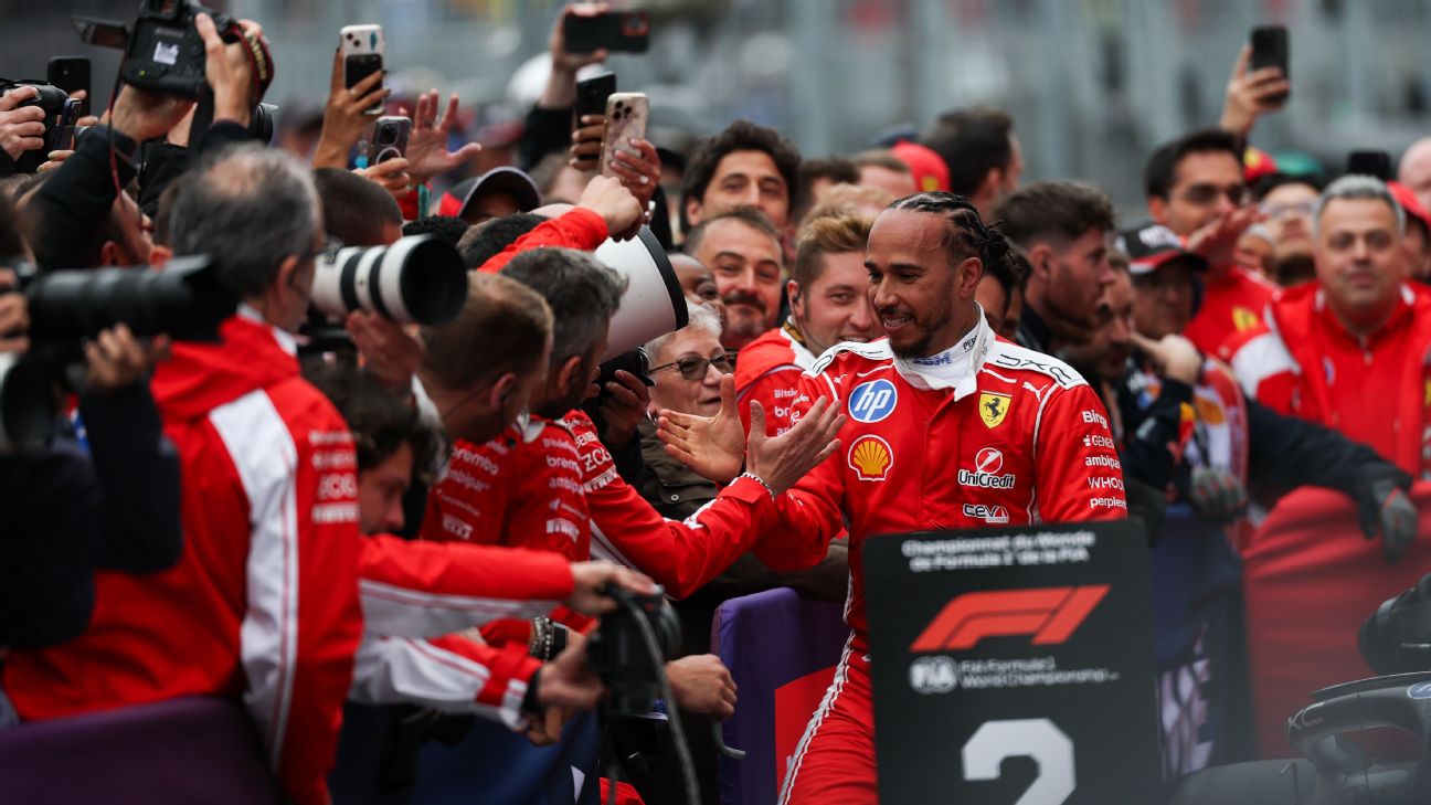 Lewis Hamilton thanks Ferrari for 'moving mountains' after finishing second  in Canada, best since signing