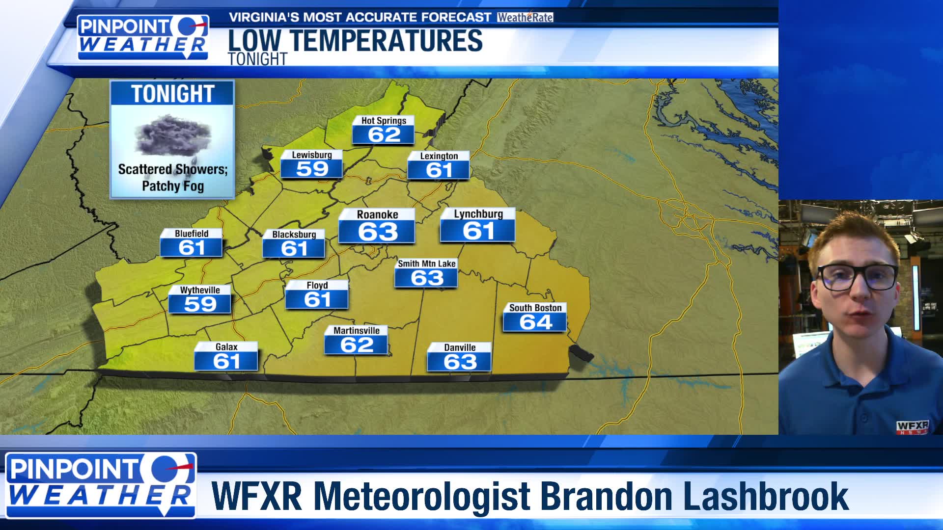 Pinpoint weather: Sunday evening forecast