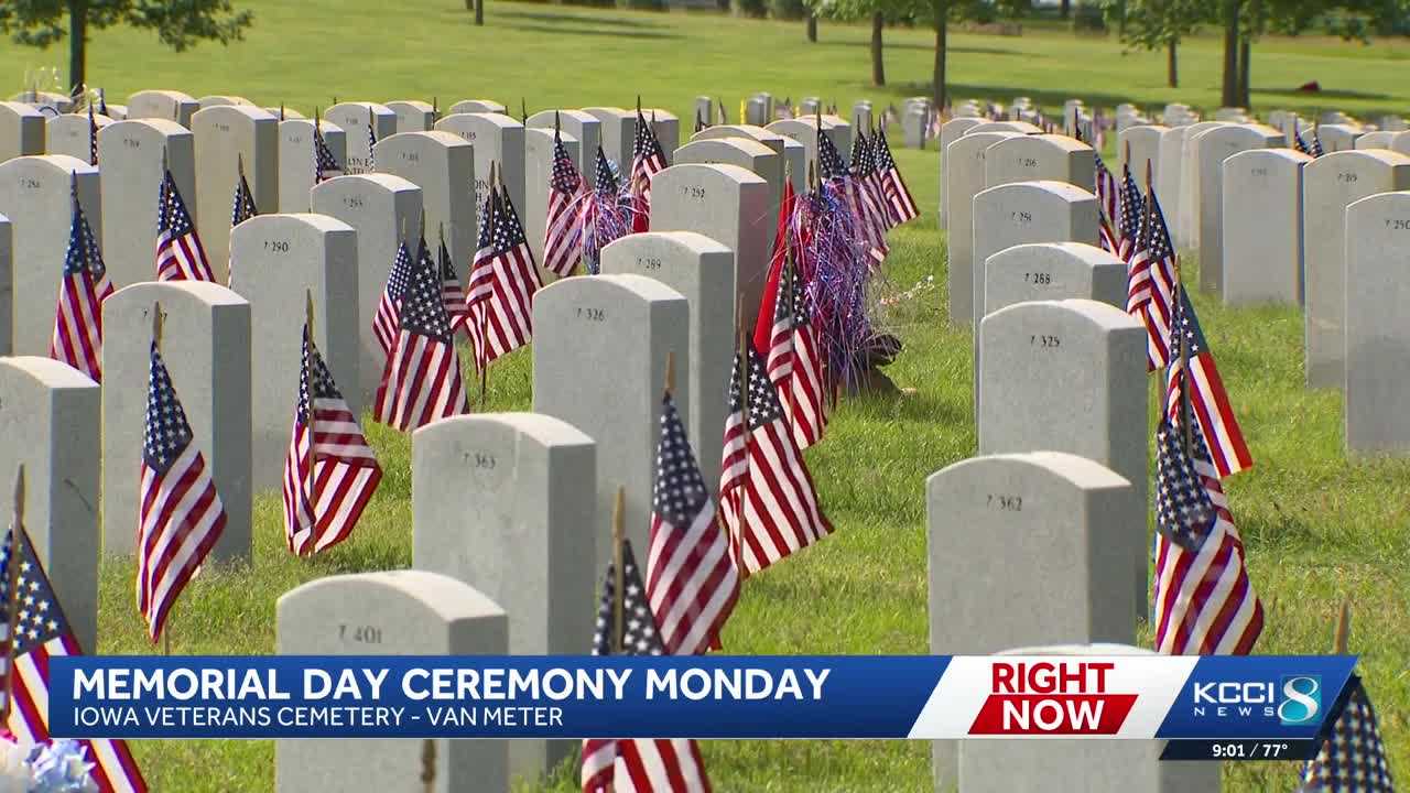 Memorial Day ceremonies planned across central Iowa