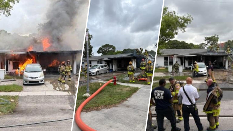 Five displaced after house fire in Fort Lauderdale