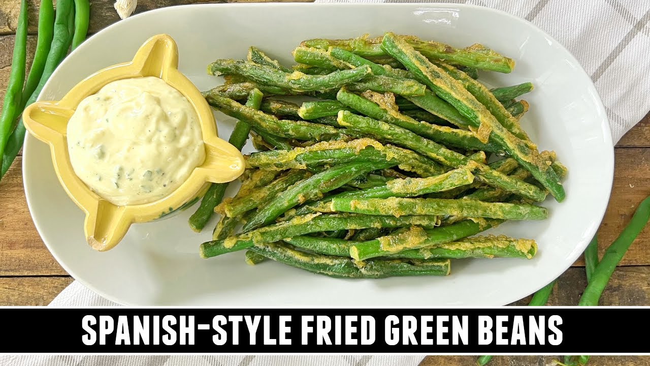 Spanish-style fried green beans with aioli recipe | Crispy ...