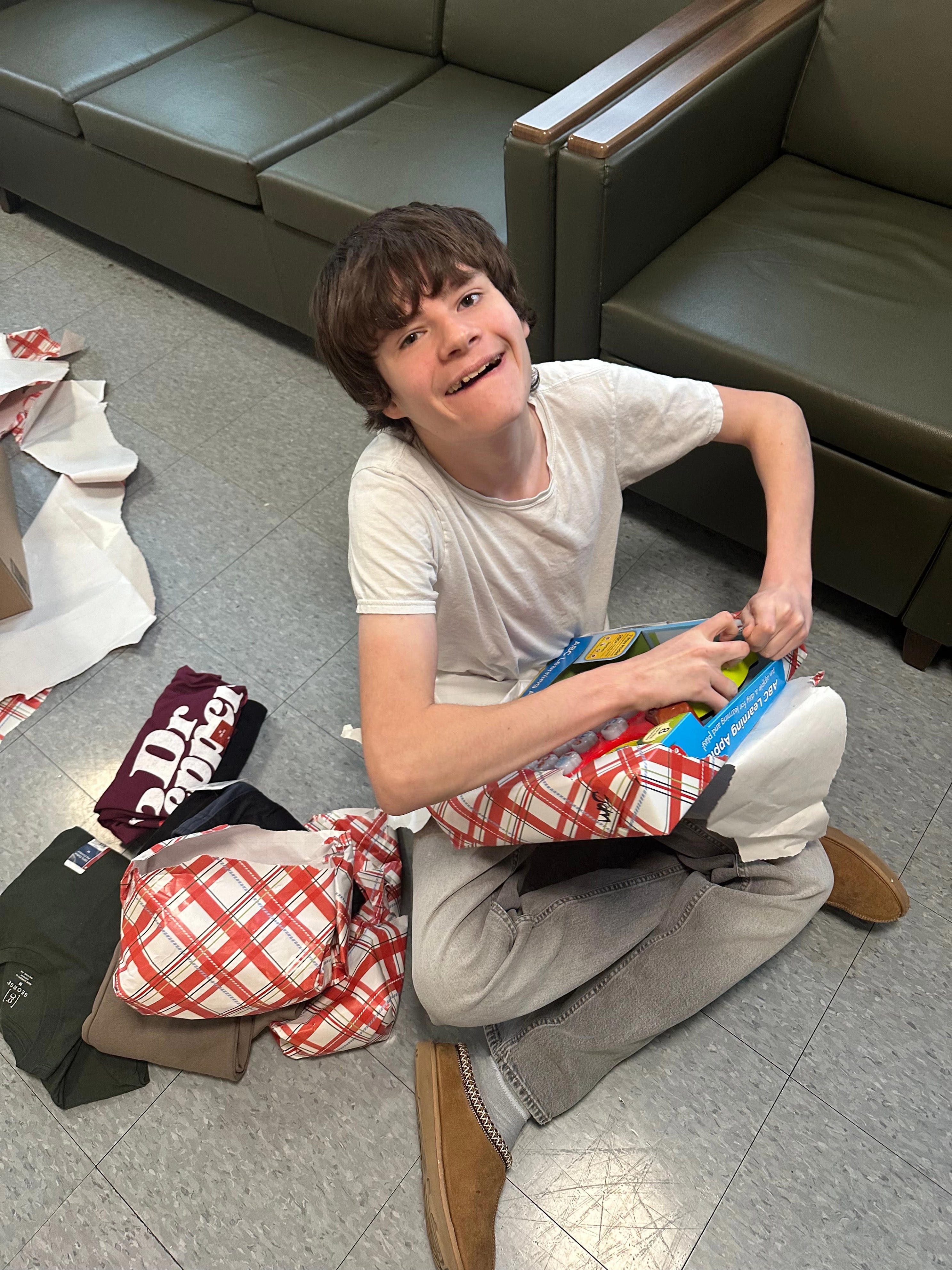 Monday's child: John, 13, is relaxed and thrives in calm environments