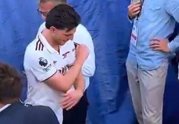 Declan Rice shows true colours when caught on camera during Arsenal ...