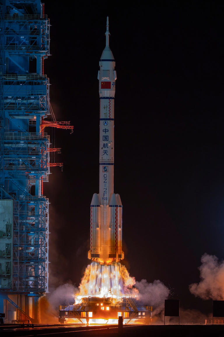 China launches Shenzhou 23 spacecraft with 1 of 3 astronauts set for ...