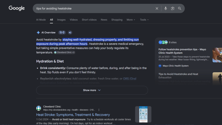 Google Search trick: Add '-ai' to remove AI overviews from results