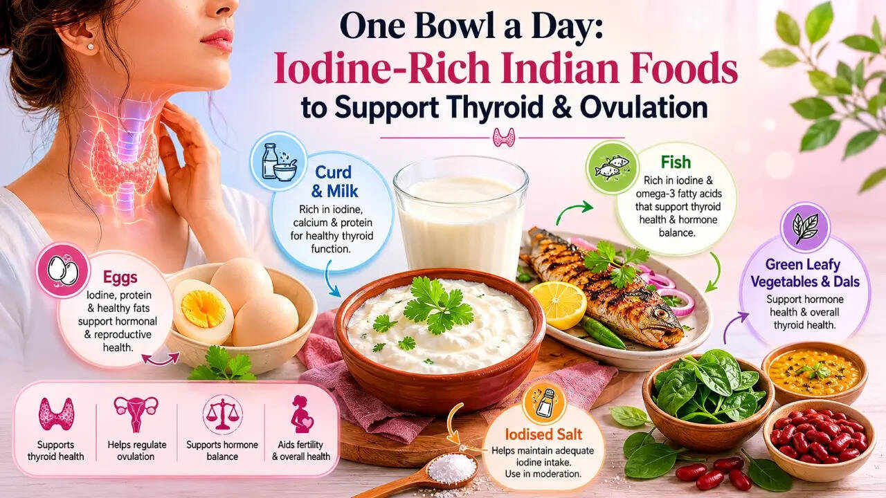 World Thyroid Day: Iodine-rich Indian foods to support thyroid, ovulation