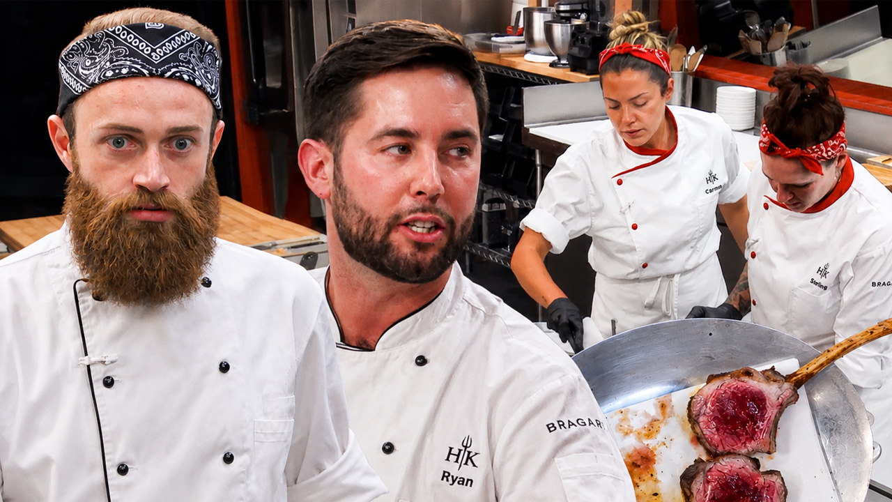 Chef Ramsay spots lamb and scallop issues during the finale