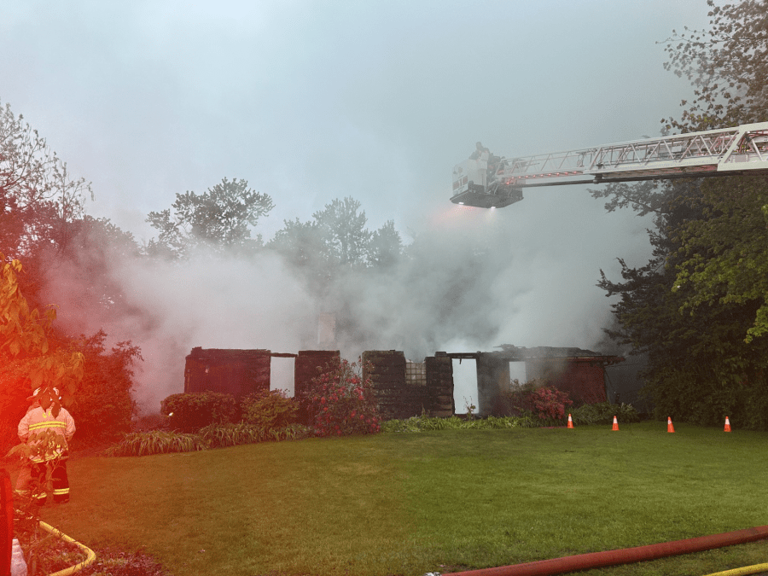 Crews put out house fire on South Street in Granby