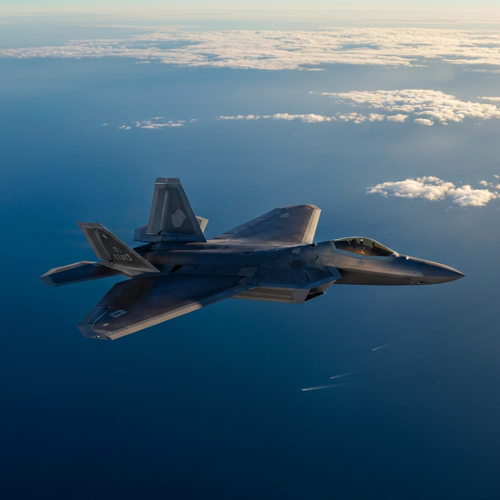 F-22 Raptor: USAF’s Counter-Hypersonic Shield for Pacific Fl