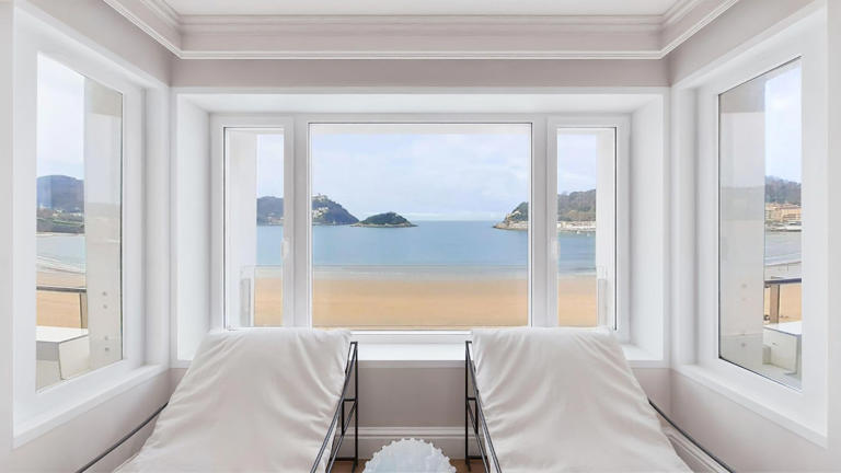 View of High-end sea-view apartment in San Sebastián
