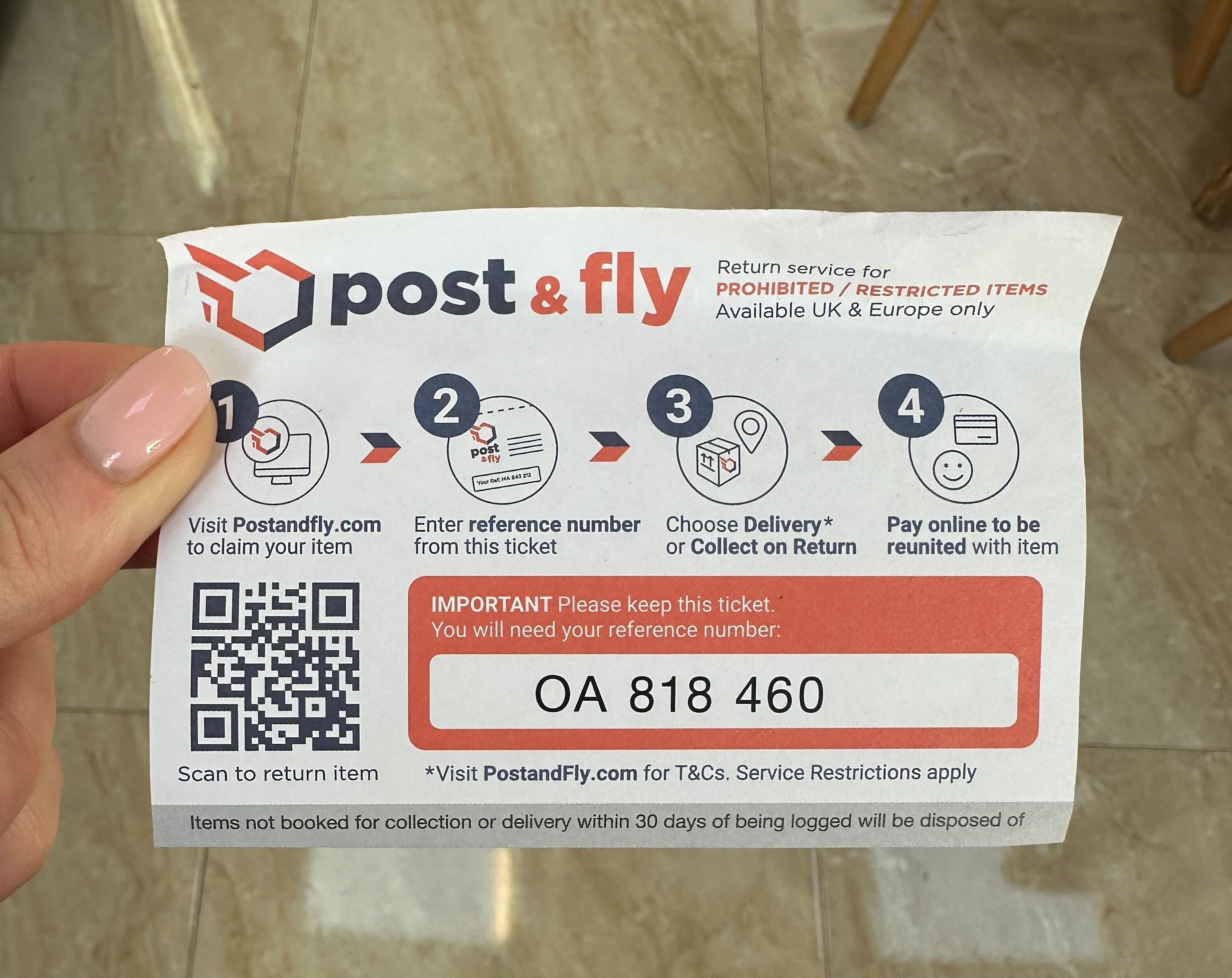 The handy way to get your confiscated items back from airport security