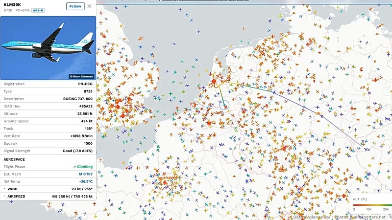 A new flight tracker just launched, complete with alerts for unusual ...