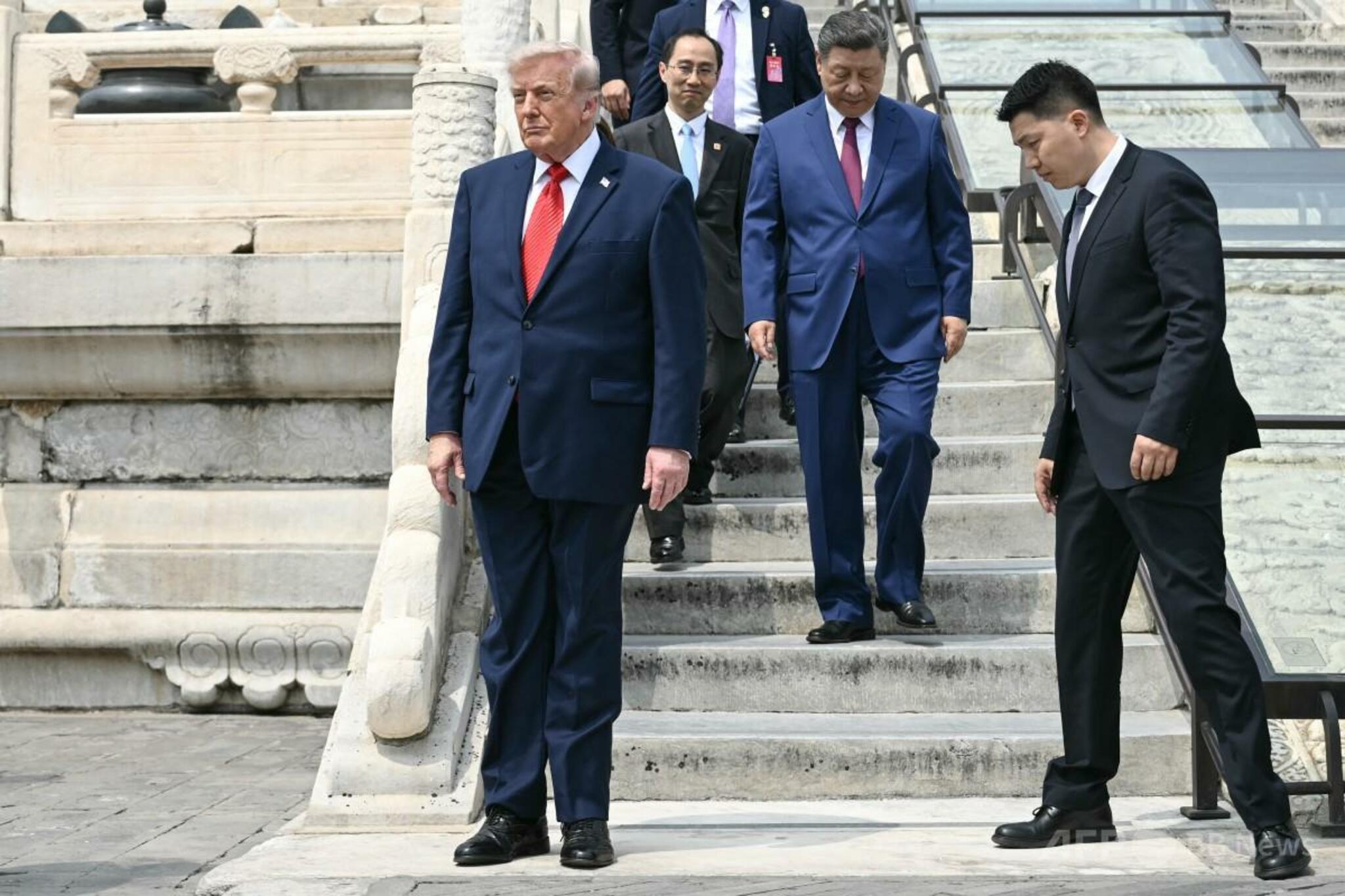 トランプ氏、習氏と天壇公園散策「中国は美しい」