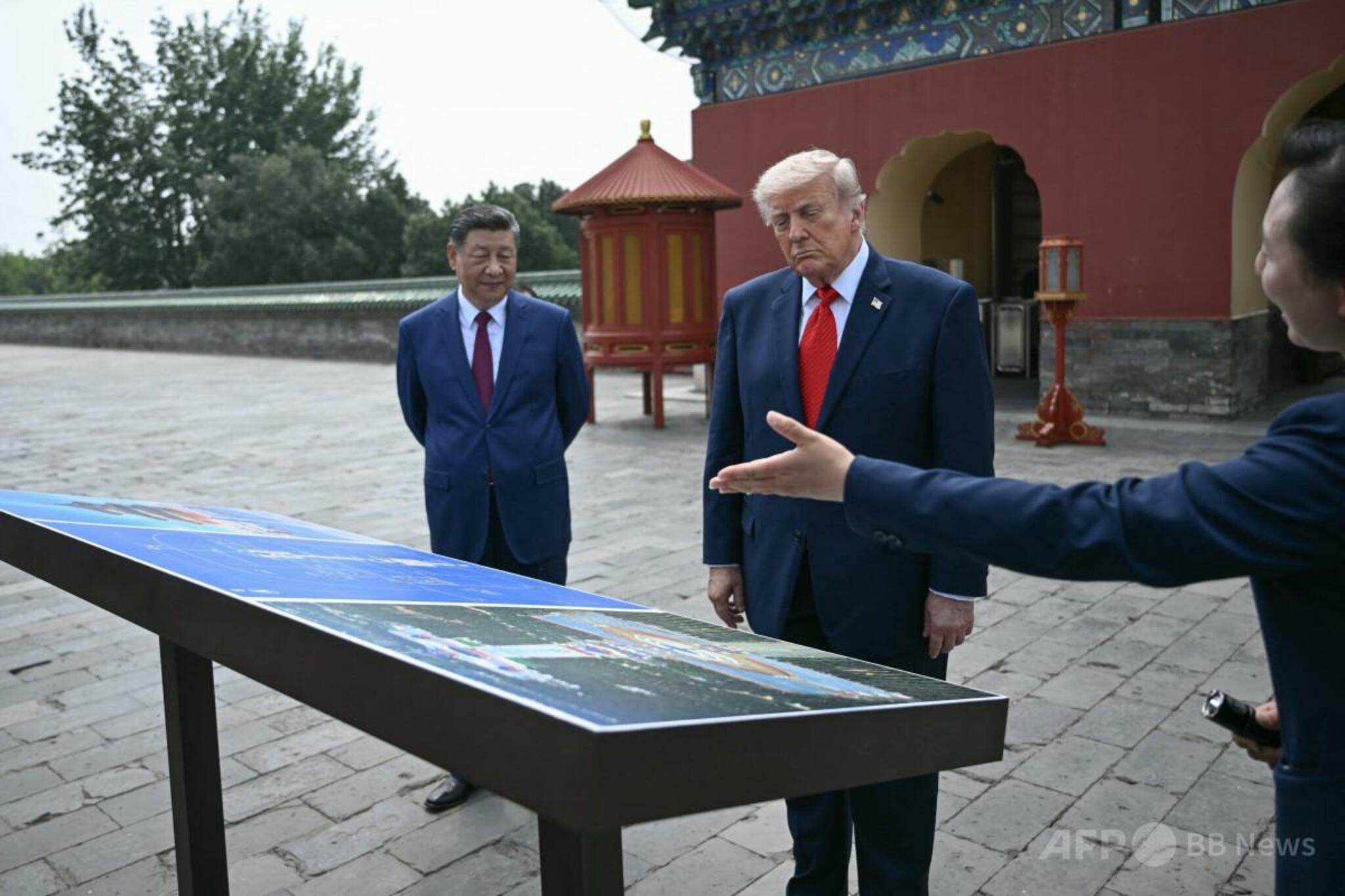 トランプ氏、習氏と天壇公園散策「中国は美しい」