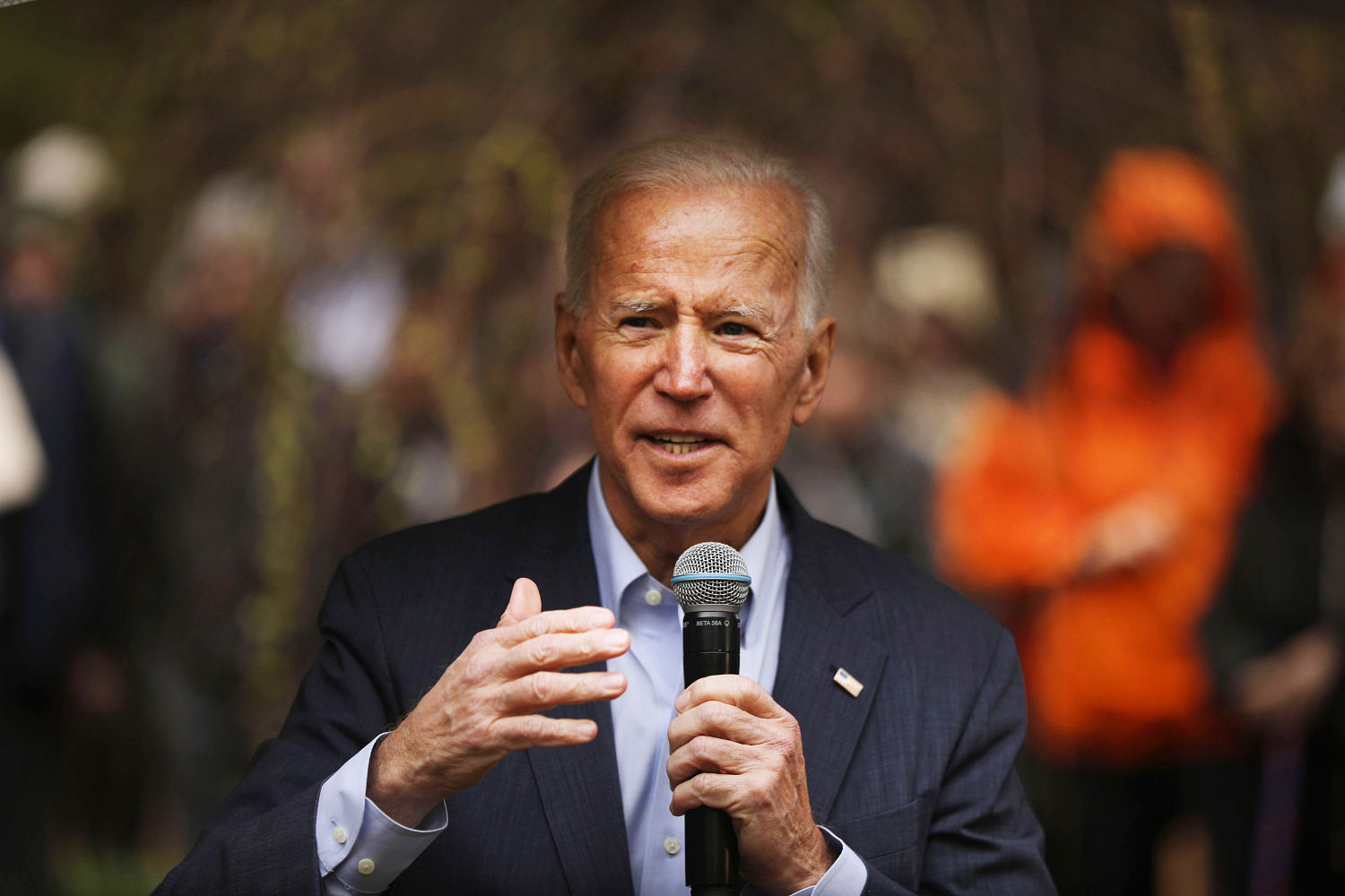Former Vice President Joe Biden Campaigns In New Hampshire For First Time Since Announcing Presidential Bid