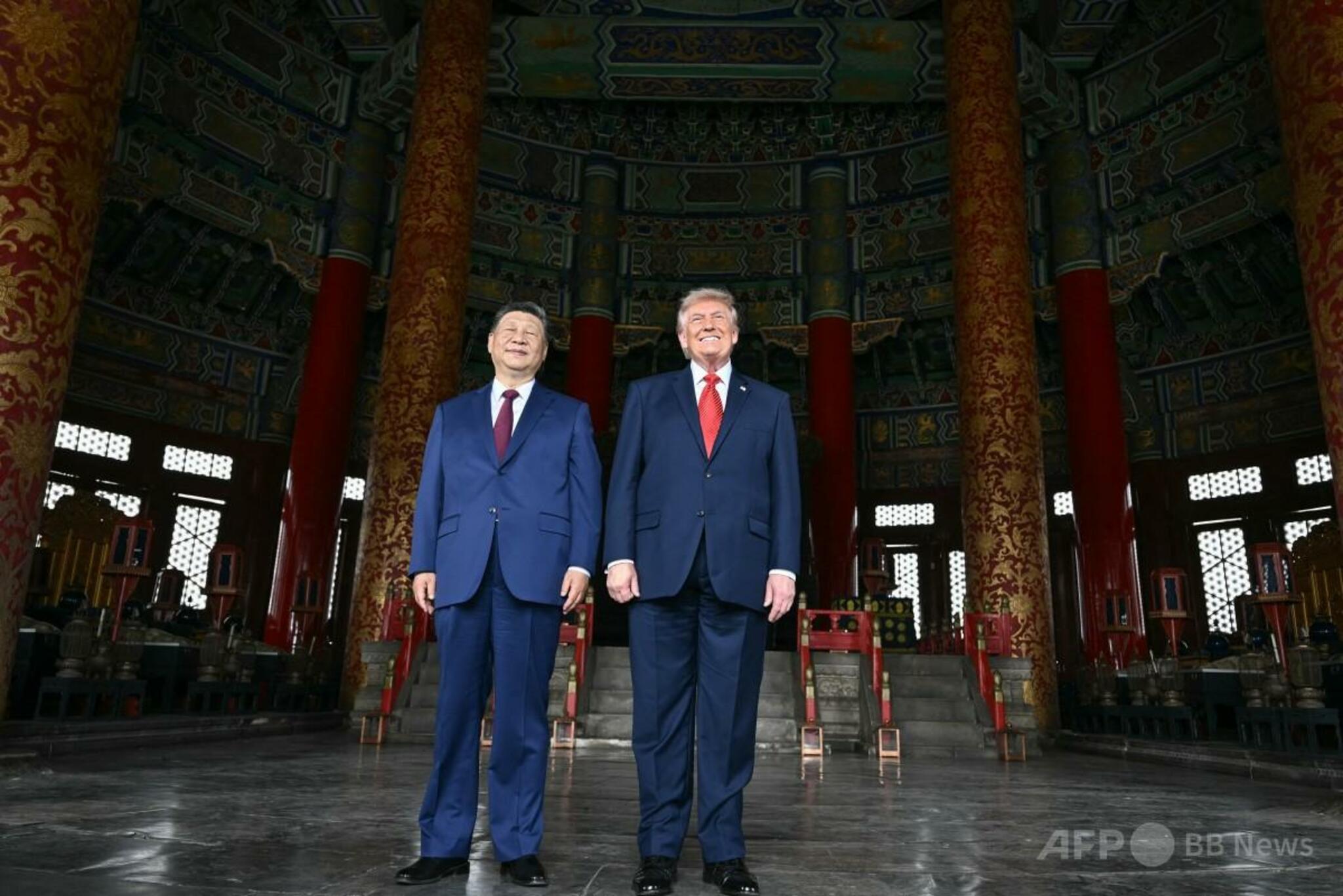 トランプ氏、習氏と天壇公園散策「中国は美しい」