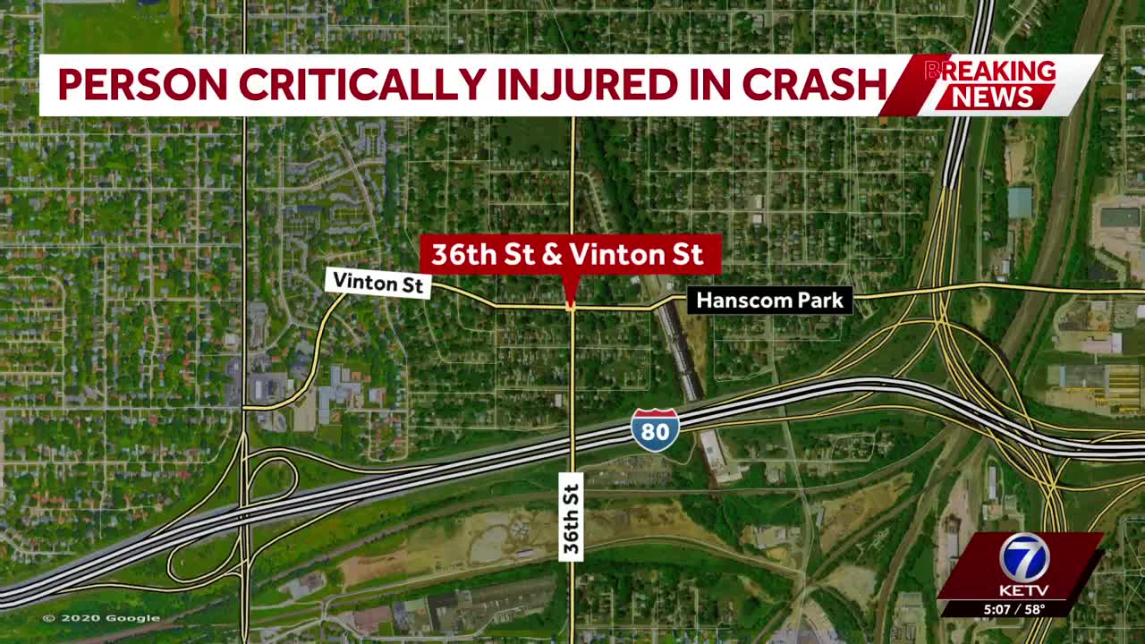 Person critically injured in crash late Wednesday