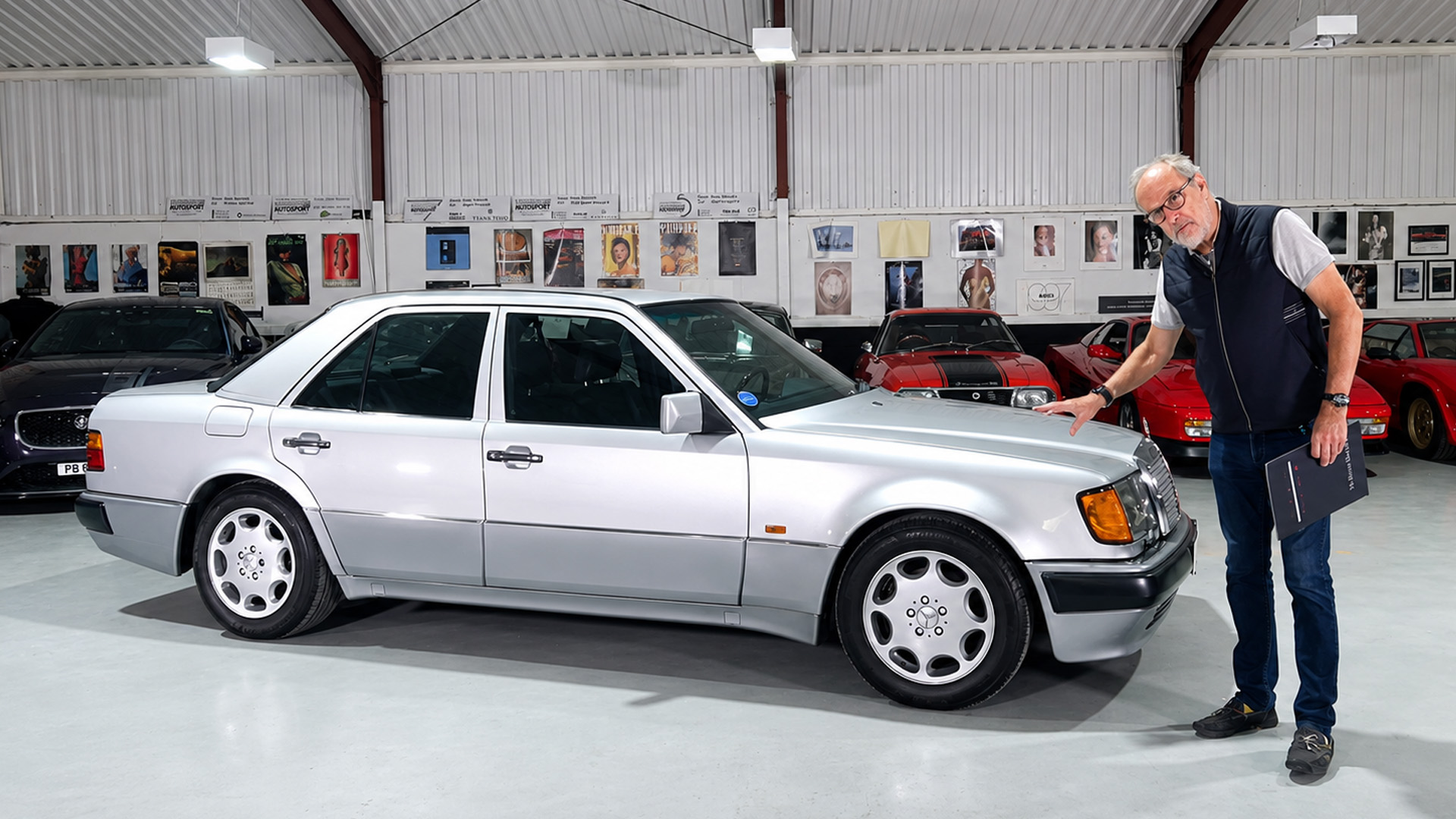 This Mercedes 500E was built by Porsche