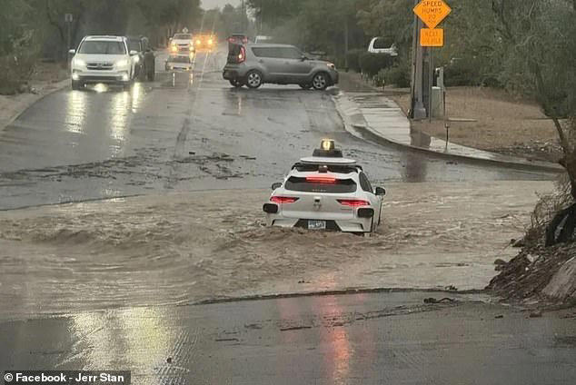 Waymo is forced to recall thousands of robotaxis across the US after one is swept  into a creek