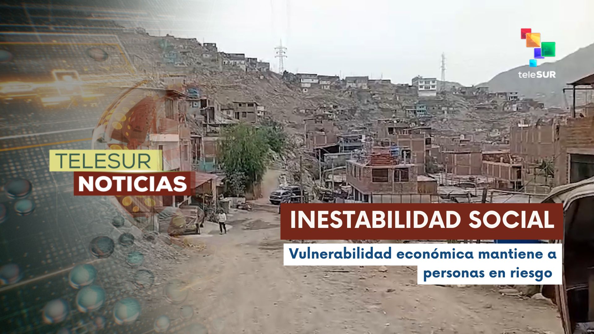Pobreza en Perú afecta a casi 9 millones de personas