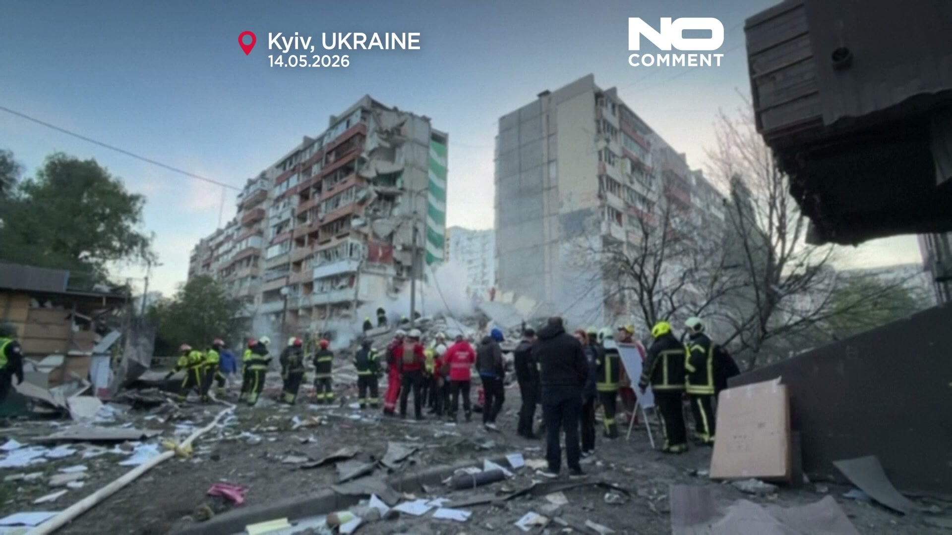Ukraine: Russian drone and missile barrage slams Kyiv, killing at least one