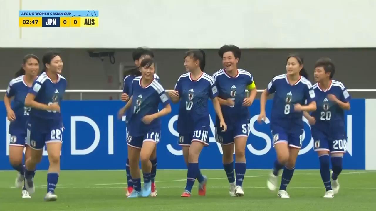 Japan sweeps past Australia 4-0 to reach final of AFC U17 Women's Asian Cup