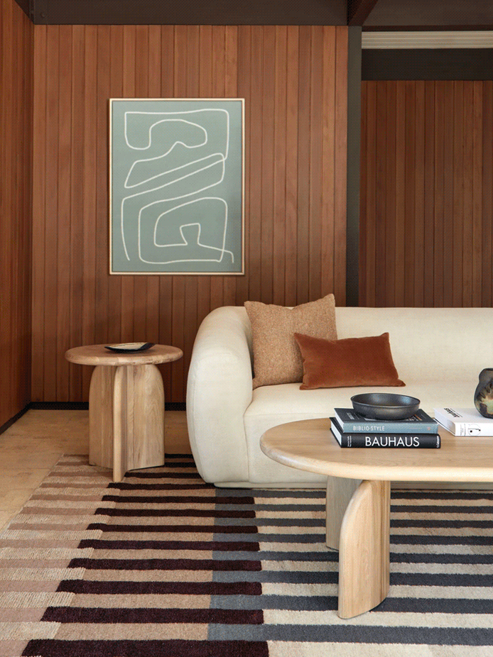 16 striped rugs that do the decorating for you